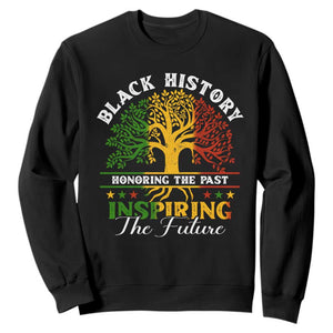 Black History Sweatshirt Honoring The Past Inspiring The Future TS09 Black Print Your Wear