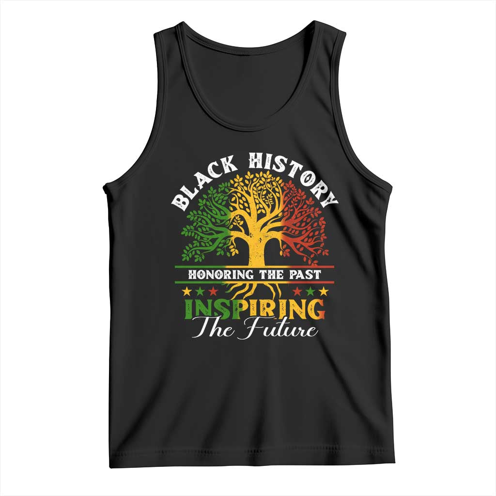 Black History Tank Top Honoring The Past Inspiring The Future TS09 Black Print Your Wear