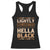 Melanin African Pride Racerback Tank Top Lightly Melanated Hella Black Black History TS09 Black Print Your Wear