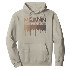 Melanin African Pride Hoodie Made With Melanin Every Shade Slays TS09 Sand Print Your Wear