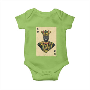 African King Card Black Pride Baby Onesie TS09 Lime Print Your Wear