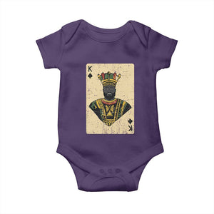 African King Card Black Pride Baby Onesie TS09 Purple Print Your Wear