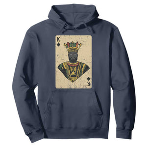 African King Card Black Pride Hoodie TS09 Navy Print Your Wear