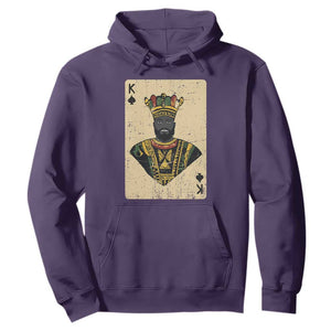 African King Card Black Pride Hoodie TS09 Purple Print Your Wear