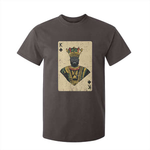 African King Card Black Pride T Shirt For Kid TS09 Dark Chocolate Print Your Wear