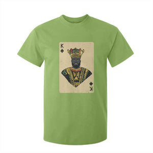 African King Card Black Pride T Shirt For Kid TS09 Lime Print Your Wear