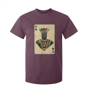 African King Card Black Pride T Shirt For Kid TS09 Maroon Print Your Wear