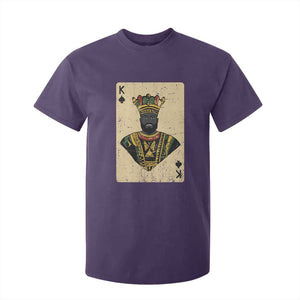 African King Card Black Pride T Shirt For Kid TS09 Purple Print Your Wear