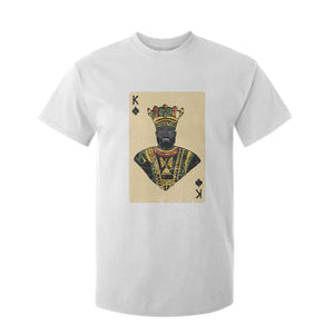 African King Card Black Pride T Shirt For Kid TS09 White Print Your Wear