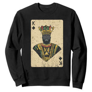 African King Card Black Pride Sweatshirt TS09 Black Print Your Wear