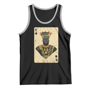 African King Card Black Pride Tank Top TS09 Black Athletic Heather Print Your Wear