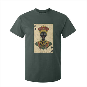 African Queen Card Black Pride T Shirt For Kid TS09 Dark Forest Green Print Your Wear