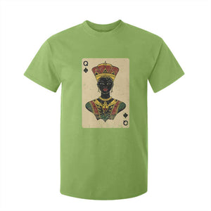 African Queen Card Black Pride T Shirt For Kid TS09 Lime Print Your Wear