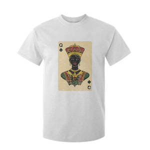 African Queen Card Black Pride T Shirt For Kid TS09 White Print Your Wear