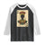 African Queen Card Black Pride Raglan Shirt TS09 Black White Print Your Wear