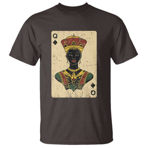 African Queen Card Black Pride T Shirt TS09 Dark Chocolate Print Your Wear