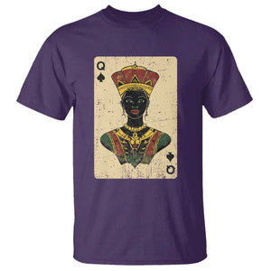 African Queen Card Black Pride T Shirt TS09 Purple Print Your Wear