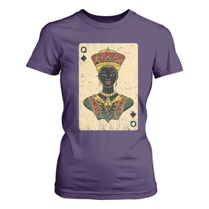 African Queen Card Black Pride T Shirt For Women TS09 Purple Print Your Wear