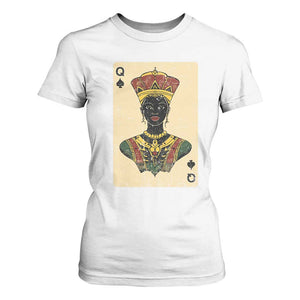 African Queen Card Black Pride T Shirt For Women TS09 White Print Your Wear