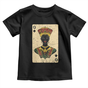 African Queen Card Black Pride Toddler T Shirt TS09 Black Print Your Wear