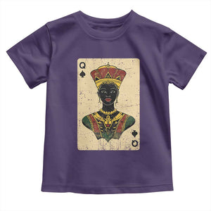 African Queen Card Black Pride Toddler T Shirt TS09 Purple Print Your Wear