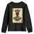 African Queen Card Black Pride Youth Sweatshirt TS09 Black Print Your Wear