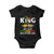 Black Pride Baby Onesie Black King The Most Powerful Piece In The Game TS09 Black Print Your Wear