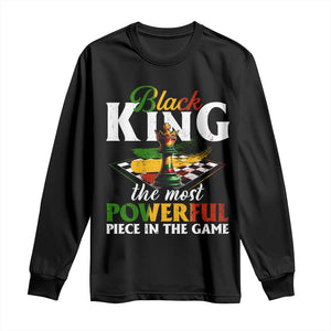 Black Pride Long Sleeve Shirt Black King The Most Powerful Piece In The Game TS09 Black Print Your Wear