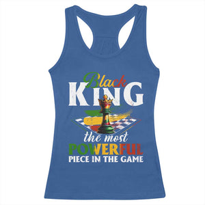 Black Pride Racerback Tank Top Black King The Most Powerful Piece In The Game TS09 Royal Blue Print Your Wear