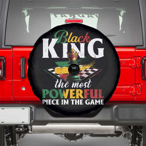 Black Pride Spare Tire Cover Black King The Most Powerful Piece In The Game TS09 Black Print Your Wear