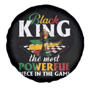 Black Pride Spare Tire Cover Black King The Most Powerful Piece In The Game TS09 Print Your Wear