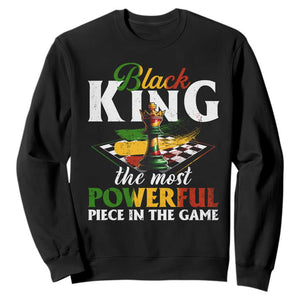 Black Pride Sweatshirt Black King The Most Powerful Piece In The Game TS09 Black Print Your Wear