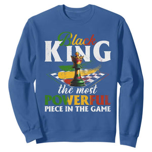 Black Pride Sweatshirt Black King The Most Powerful Piece In The Game TS09 Royal Blue Print Your Wear