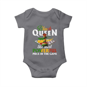 Black Pride Baby Onesie Black Queen The Most Powerful Piece In The Game TS09 Charcoal Print Your Wear