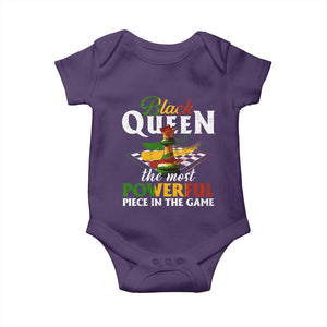 Black Pride Baby Onesie Black Queen The Most Powerful Piece In The Game TS09 Purple Print Your Wear