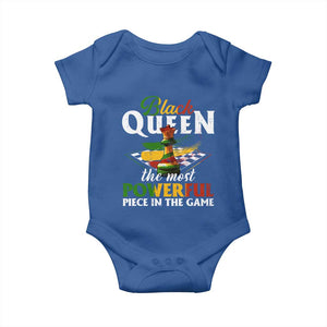 Black Pride Baby Onesie Black Queen The Most Powerful Piece In The Game TS09 Royal Blue Print Your Wear