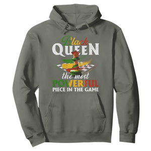 Black Pride Hoodie Black Queen The Most Powerful Piece In The Game TS09 Military Green Print Your Wear