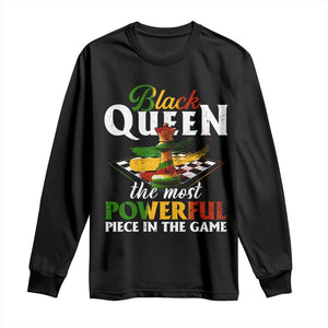 Black Pride Long Sleeve Shirt Black Queen The Most Powerful Piece In The Game TS09 Black Print Your Wear