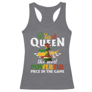 Black Pride Racerback Tank Top Black Queen The Most Powerful Piece In The Game TS09 Charcoal Print Your Wear