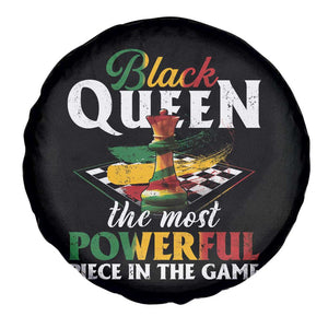 Black Pride Spare Tire Cover Black Queen The Most Powerful Piece In The Game TS09 Print Your Wear