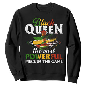 Black Pride Sweatshirt Black Queen The Most Powerful Piece In The Game TS09 Black Print Your Wear