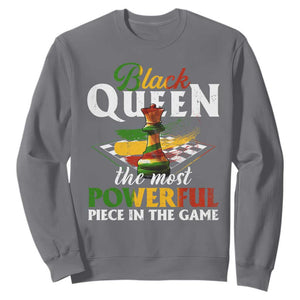 Black Pride Sweatshirt Black Queen The Most Powerful Piece In The Game TS09 Charcoal Print Your Wear