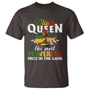 Black Pride T Shirt Black Queen The Most Powerful Piece In The Game TS09 Dark Chocolate Print Your Wear