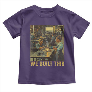 Black Women Power Toddler T Shirt We Built This Black Women In History Female Empowerment TS09 Purple Print Your Wear