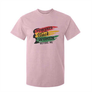 Powered By The Black Women Before Me T Shirt For Kid TS09 Light Pink Print Your Wear