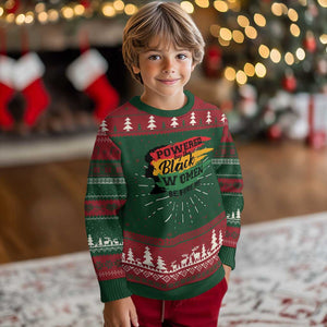 Powered By The Black Women Before Me Ugly Christmas Sweater TS09 Christmas Print Your Wear