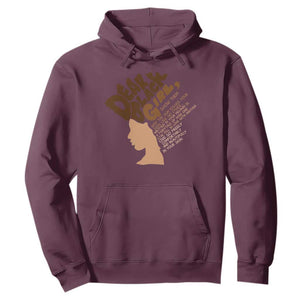 Dear Black Girl Black Women Pride Hoodie TS09 Maroon Print Your Wear