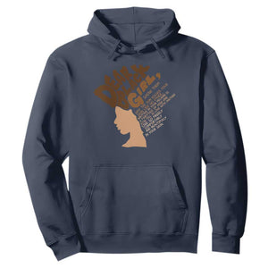 Dear Black Girl Black Women Pride Hoodie TS09 Navy Print Your Wear