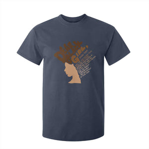 Dear Black Girl Black Women Pride T Shirt For Kid TS09 Navy Print Your Wear