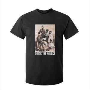 Black History T Shirt For Kid Check the Source African American TS09 Black Print Your Wear